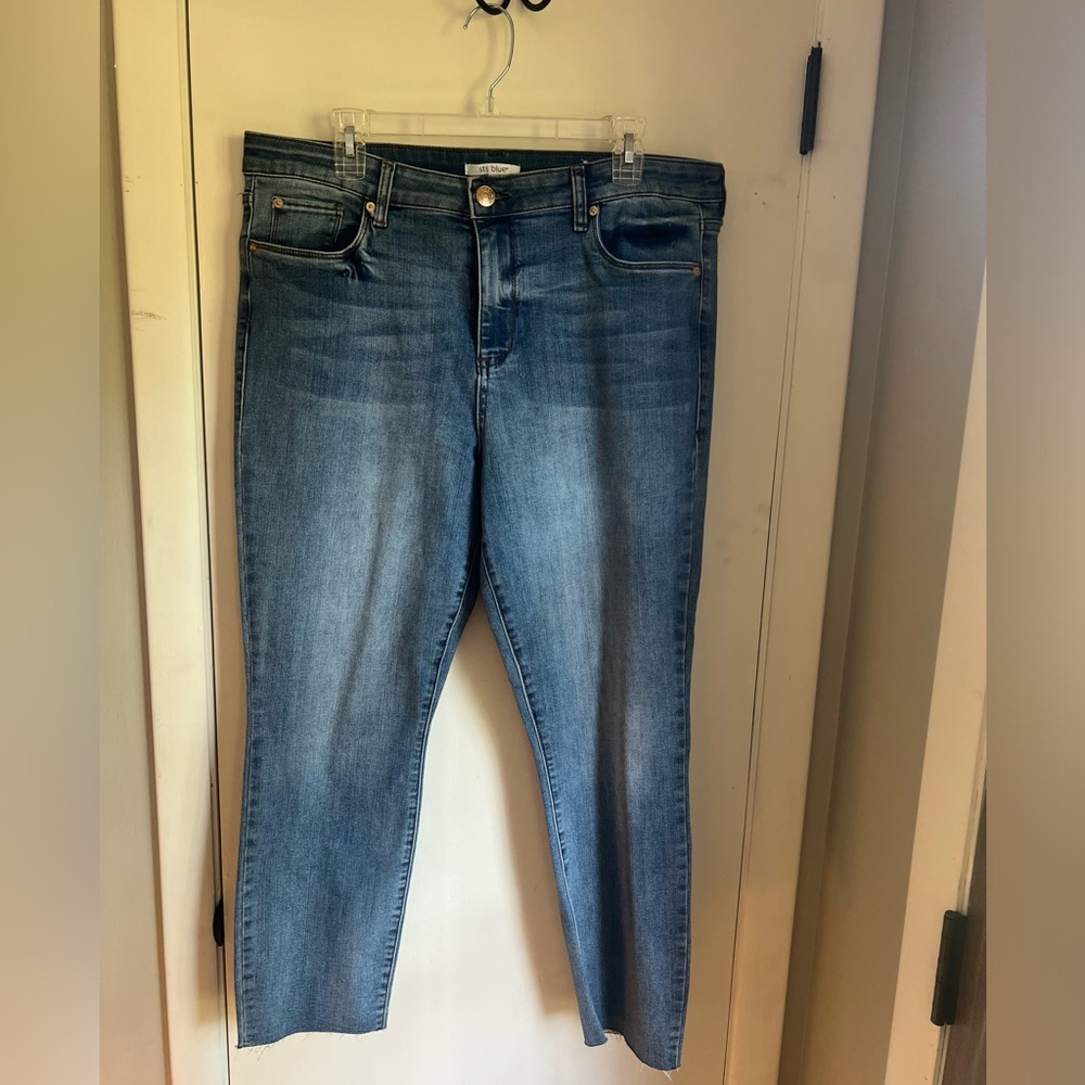 STS Blue - Ellie high-rise Capri Jean 33/16 indigo